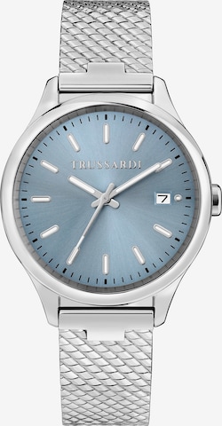 Trussardi Analoguhr in Blau: Vorderseite
