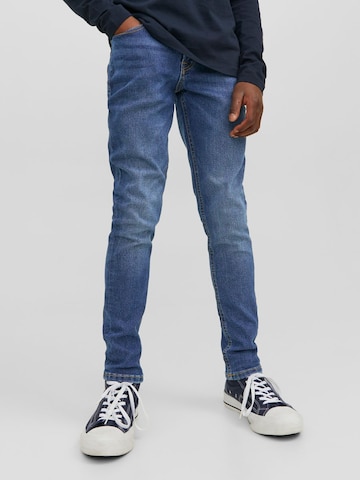 Jack & Jones Junior Skinny Jeans 'Liam' in Blauw: voorkant