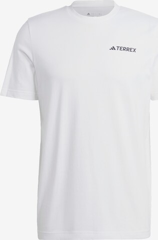 ADIDAS TERREX Performance Shirt in White: front