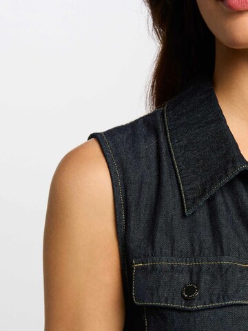 Morgan Shirt dress in Blue