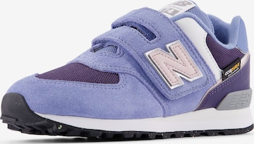 Baskets '574' new balance en violet : devant