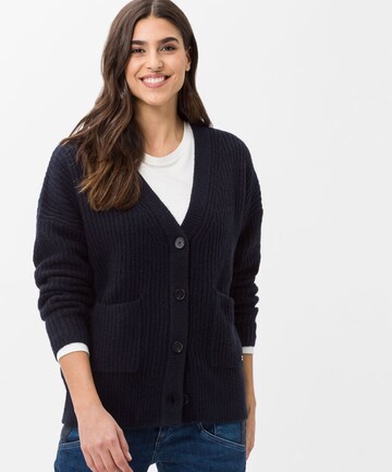BRAX Knit Cardigan 'Alicia' in Blue: front