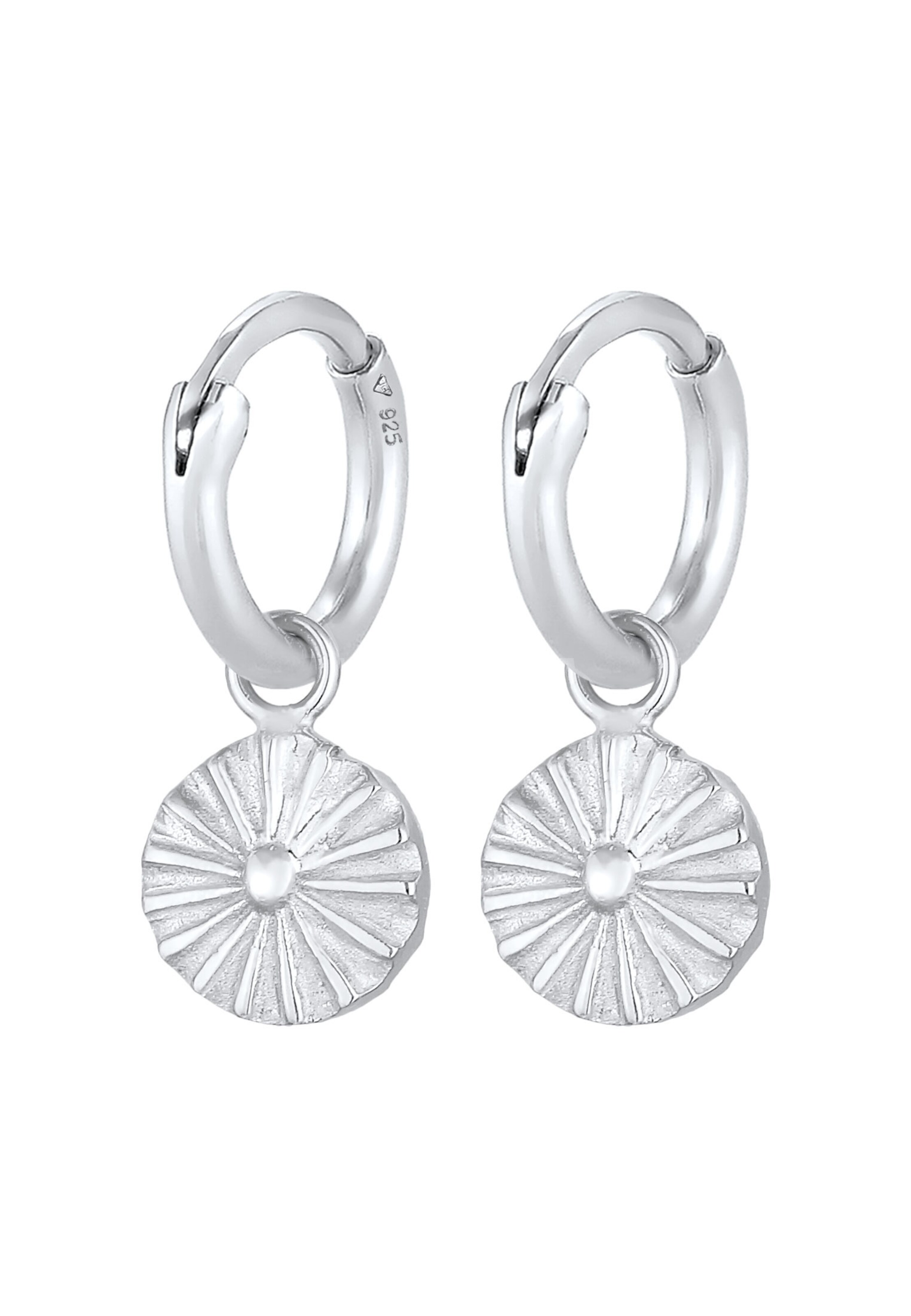 Boucles d'oreilles ELLI en argent : devant