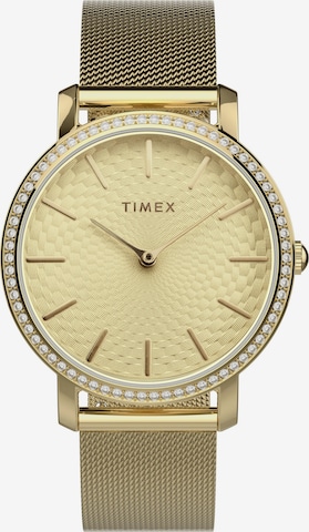 Orologio analogico 'Transcend City Collection' di TIMEX in oro: frontale