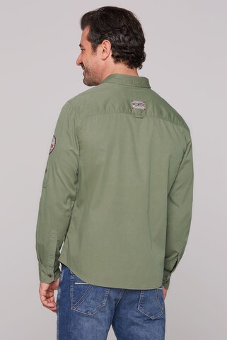 CAMP DAVID Regular fit Button Up Shirt in Green