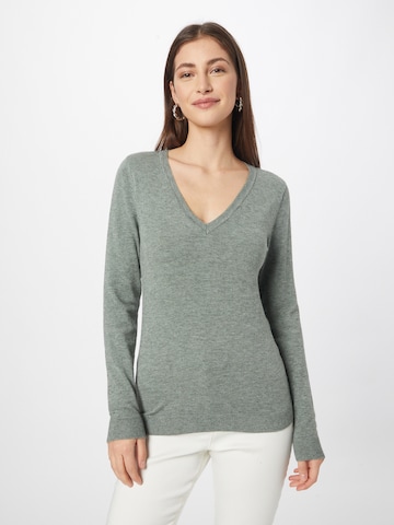 ONLY Пуловер 'LEYLA' в сиво: отпред