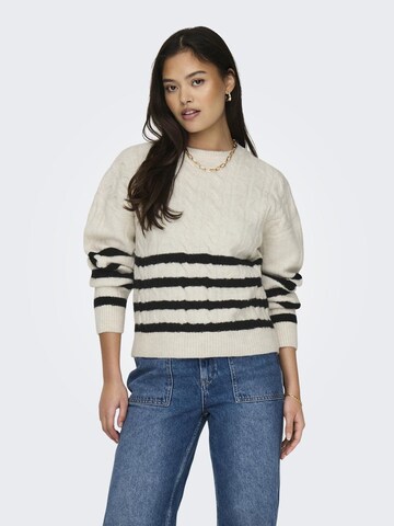 JDY Pullover i hvid: forside