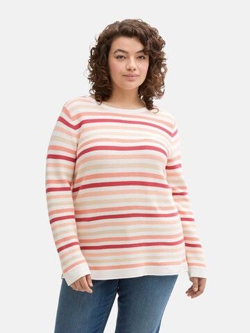 Tom Tailor Women + Trui in Oranje: voorkant
