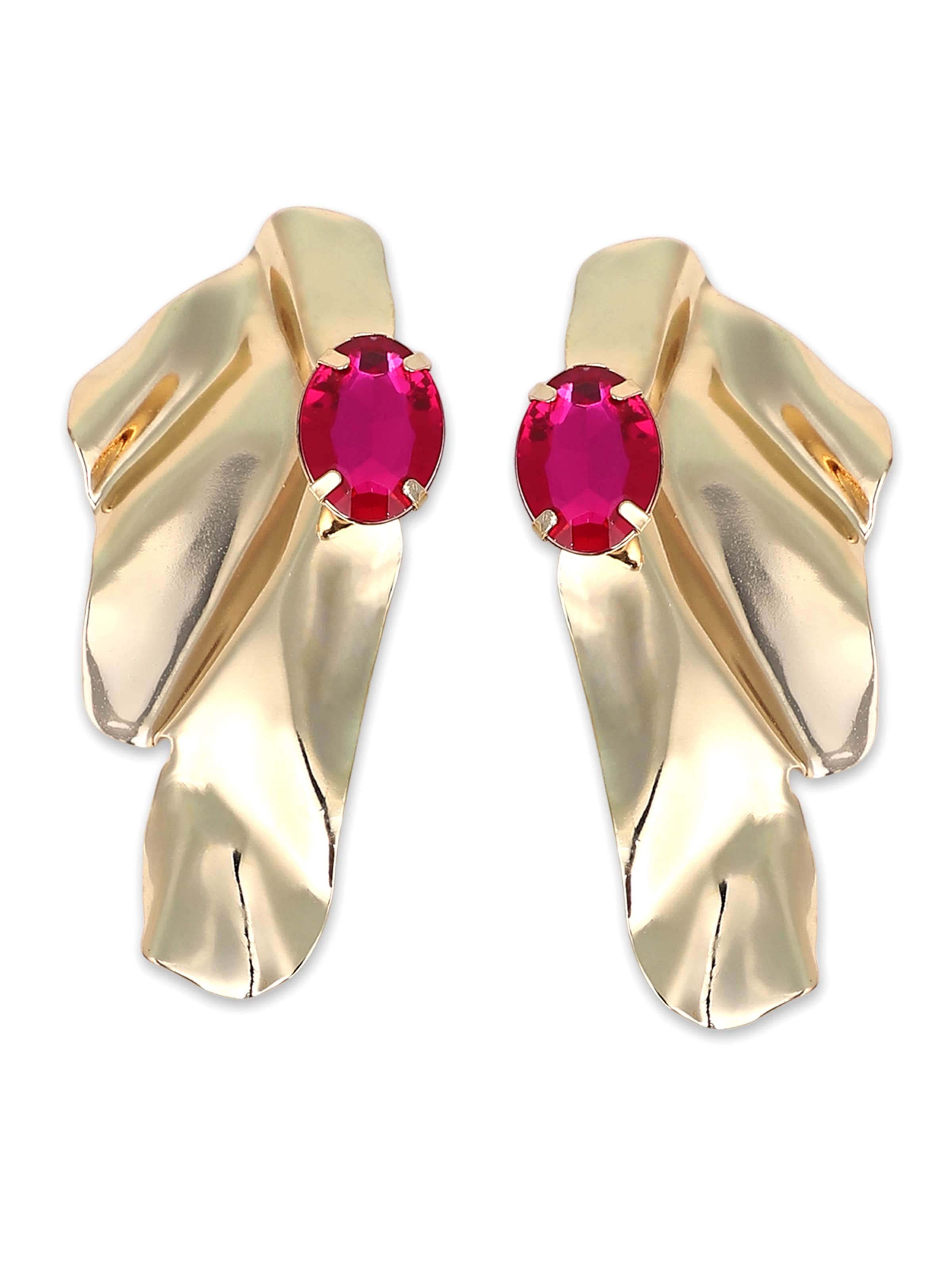 SOHI Серьги 'Thyrza' в Золотой: спереди