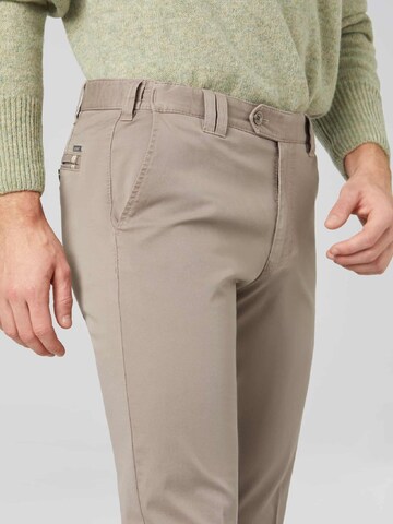 MEYER Slim fit Chino Pants 'Oslo' in Brown