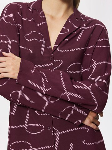 Pyjama ' Boyfriend ' TRIUMPH en rouge
