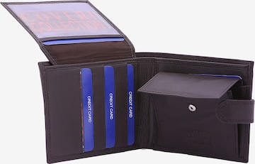Enrico Coveri Wallet in Brown: front