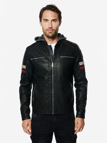 KOROSHI Prehodna jakna | črna barva: sprednja stran