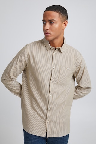 !Solid Regular fit Button Up Shirt 'SDBilal' in Beige: front