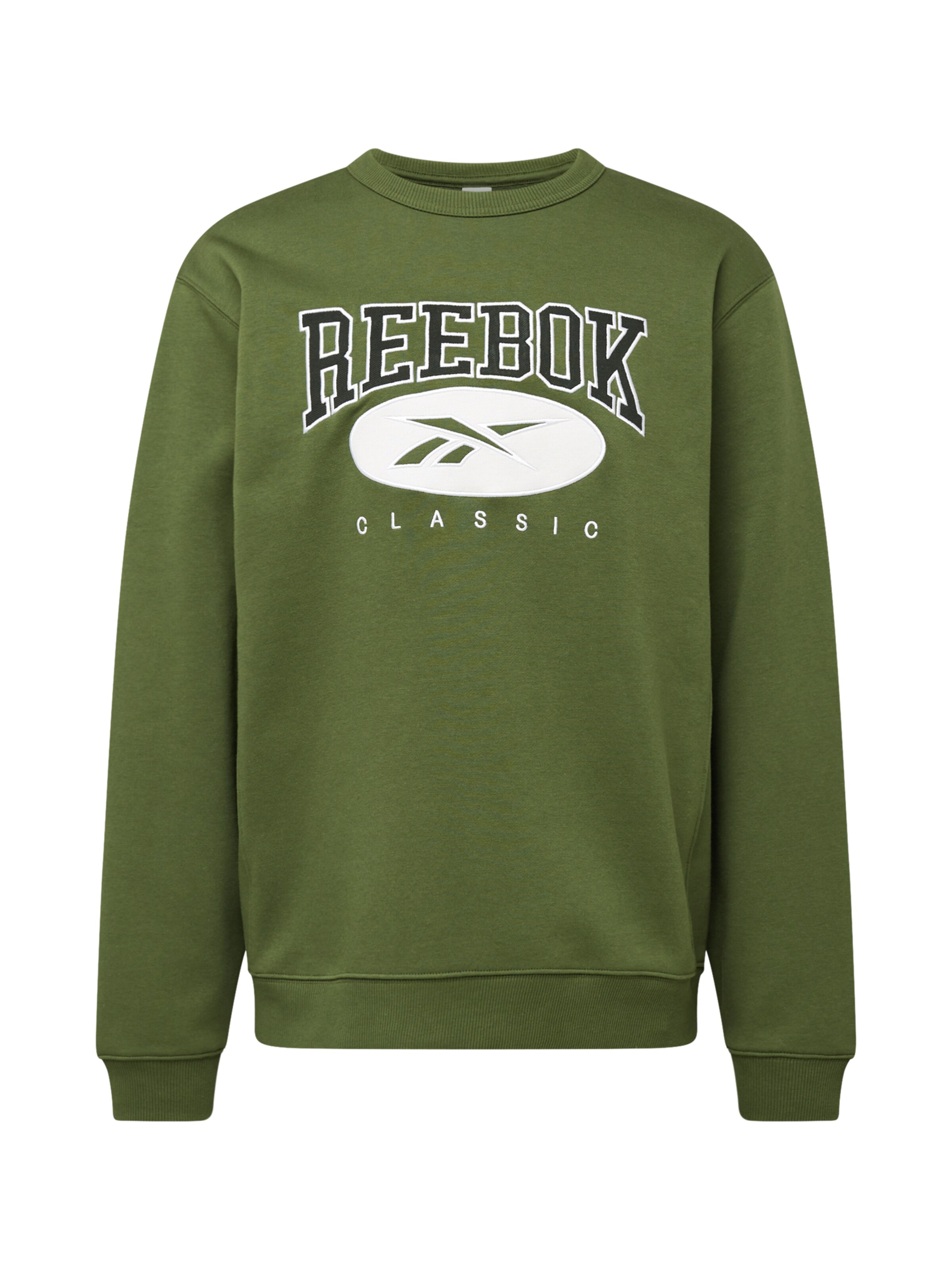 Reebok Sport sweatshirt i grön: framsida