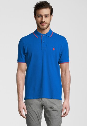 T-Shirt U.S. POLO ASSN. en bleu : devant