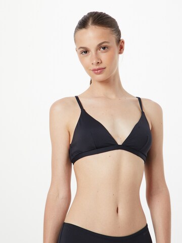 Marc O'Polo Triangle Bikini Top 'Stockholm' in Black: front