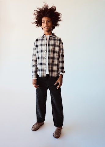 MANGO KIDS Regular fit Overhemd 'JERRY' in Grijs: voorkant