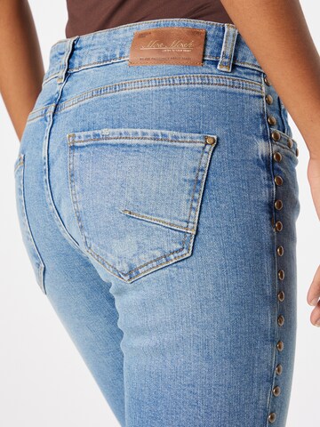 MOS MOSH Skinny Jeansy w kolorze niebieski