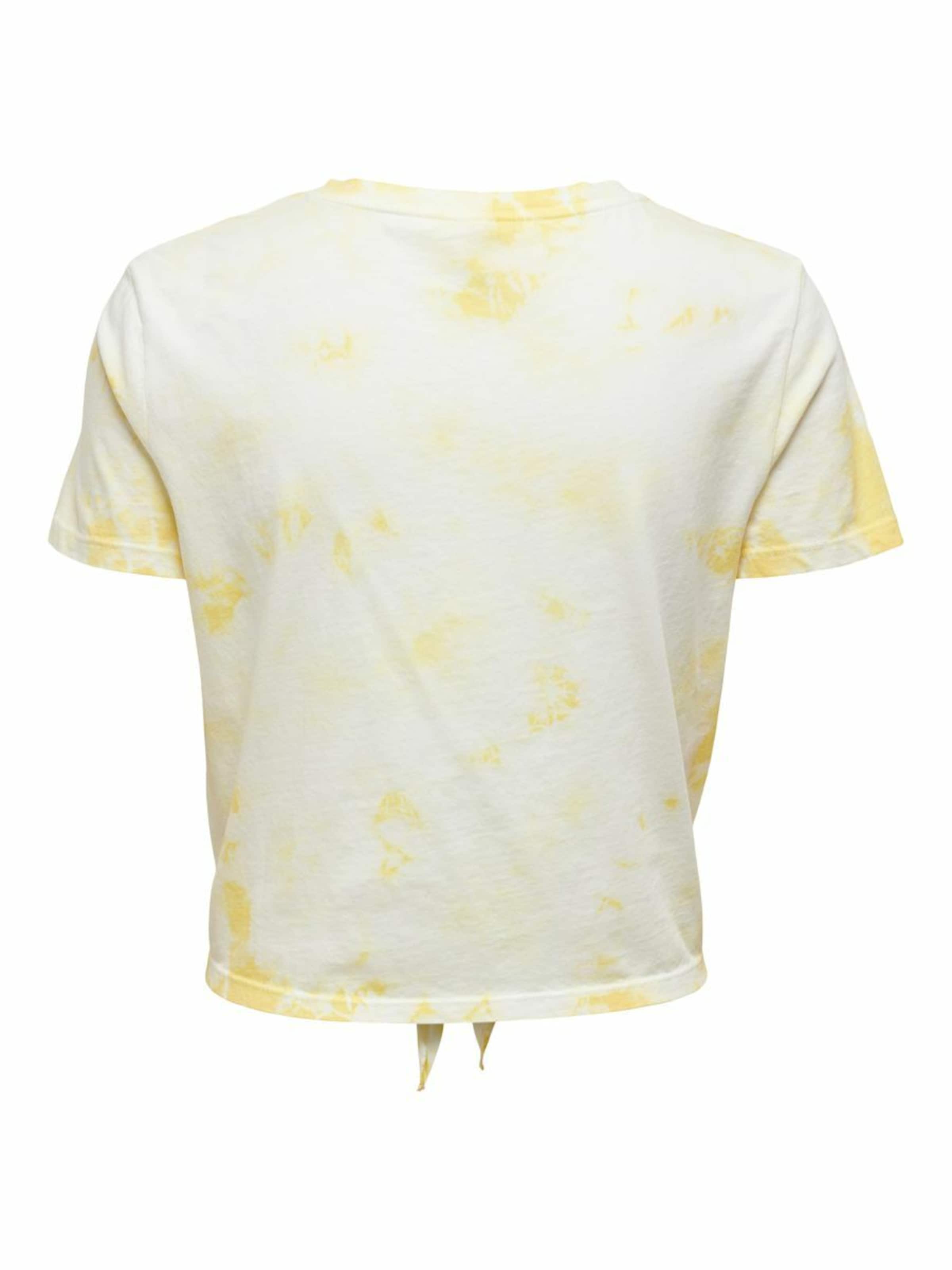 ONLY T-Shirt in Gelb, Pastellgelb 