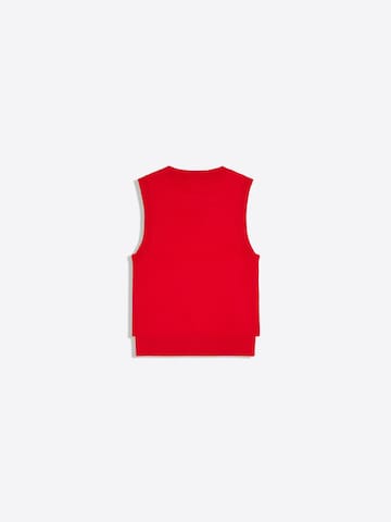 Tops en tricot Bershka en rouge