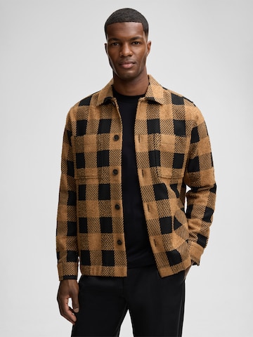 STRELLSON Regular fit Tussenjas 'Norin' in Beige: voorkant