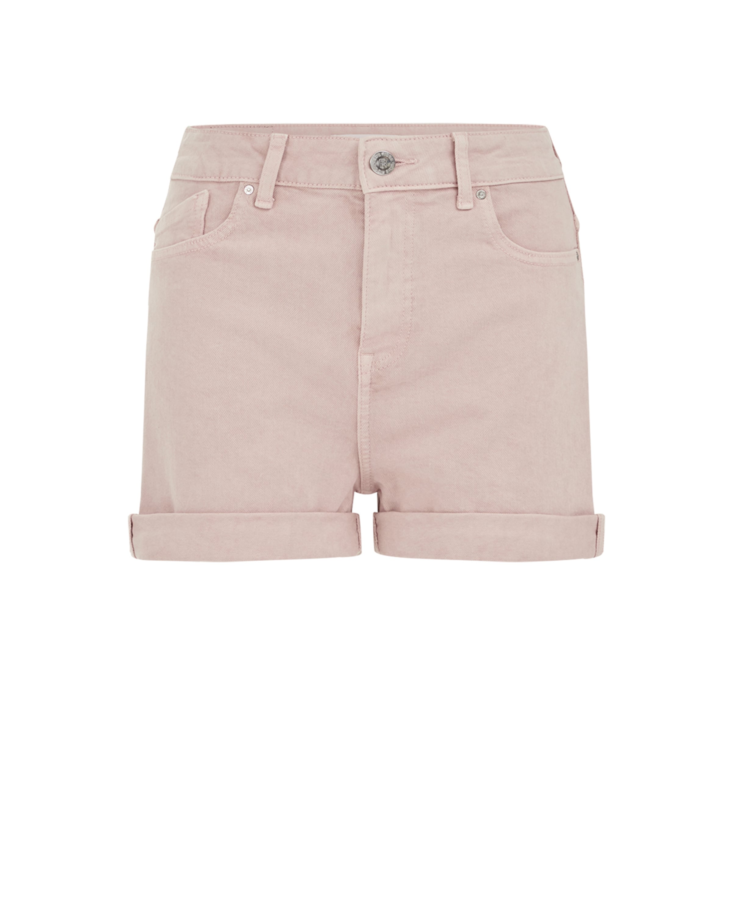 WE Fashion Regular Jeans in Pink: front