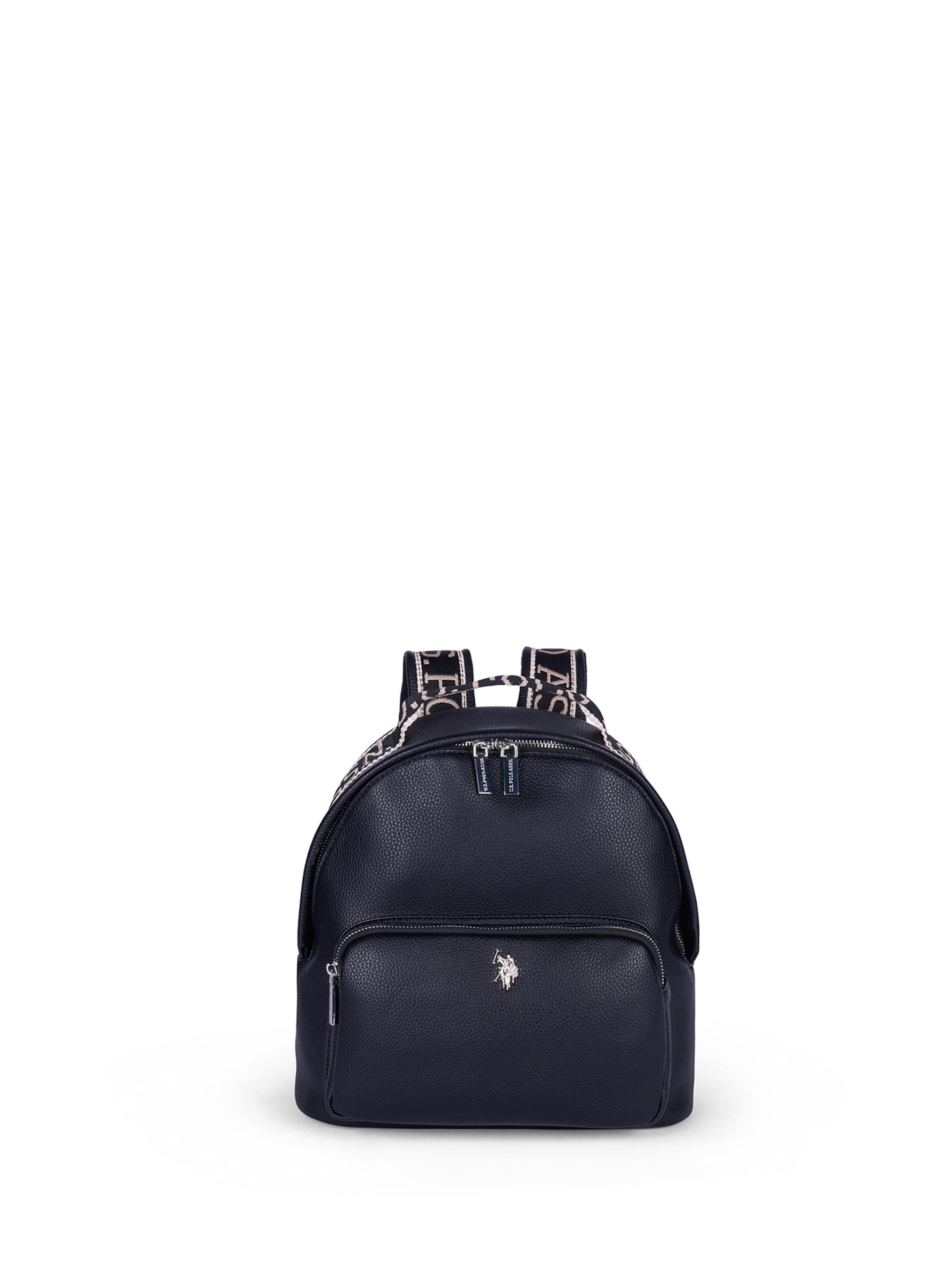 Zaino di U.S. POLO ASSN. in nero: frontale