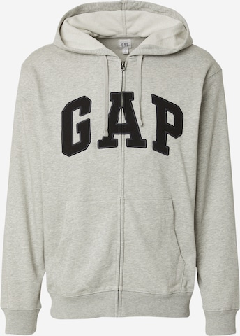 GAP - Casaco em moletão 'HERITAGE' em cinzento: frente