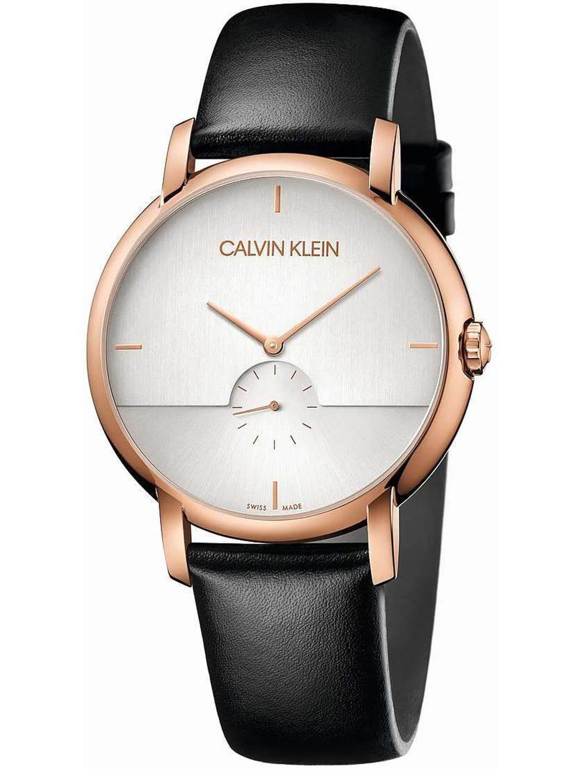 Calvin Klein - Uhren Quarzuhr K9H2X6C6 Swiss Made in Silber: Vorderseite