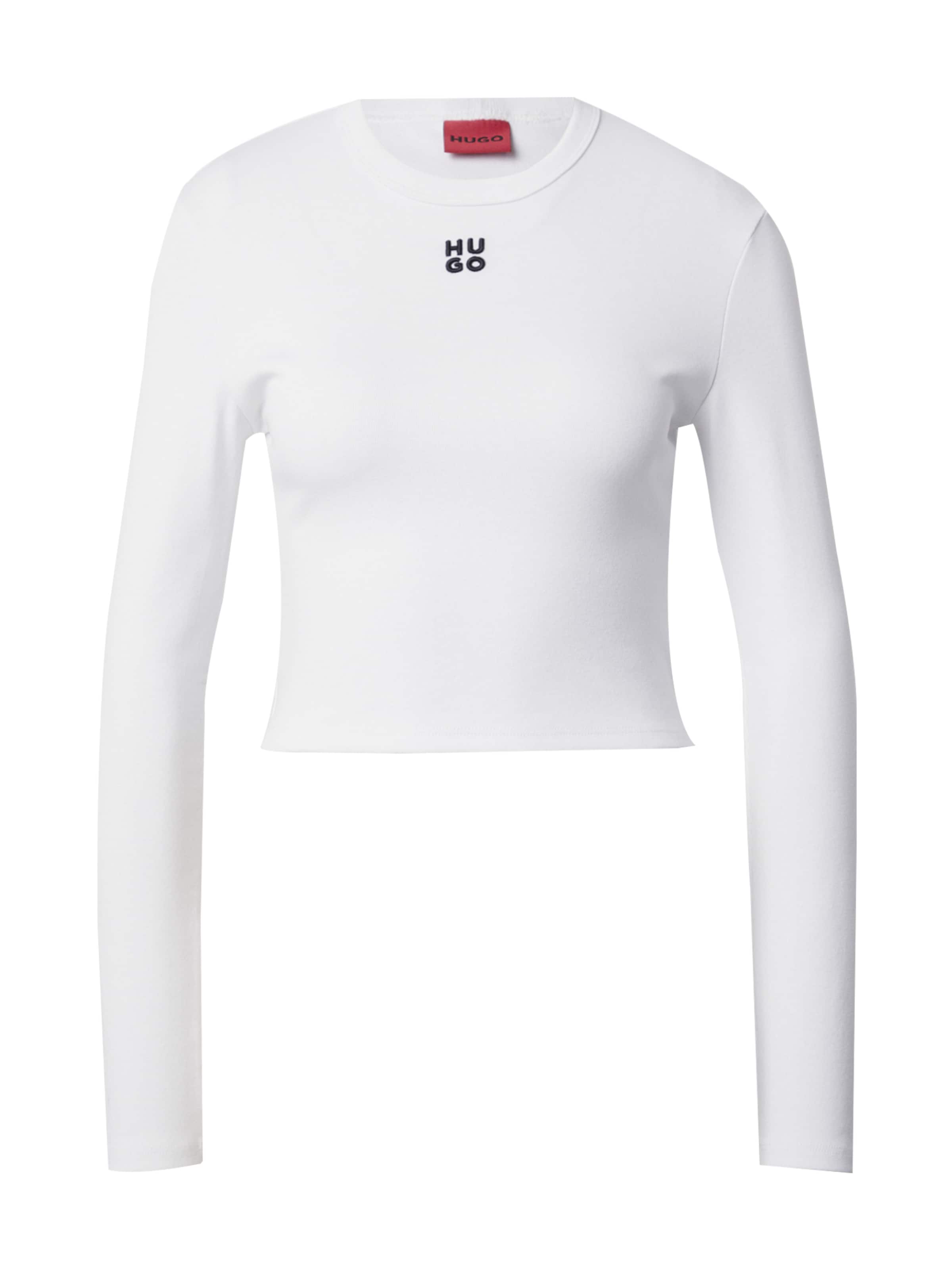 HUGO Μπλουζάκι &#x27;Dafilomena_3&#x27; σε λευκό: μπροστά