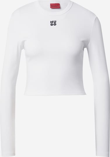 Marškinėliai 'Dafilomena_3' iš HUGO, spalva – juoda / balta, Prekių apžvalga