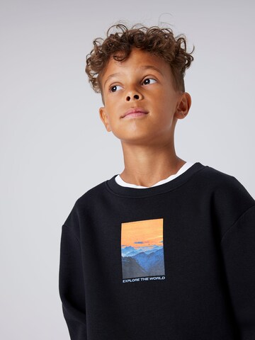 NAME IT Sweatshirt 'NKMNewton' i svart