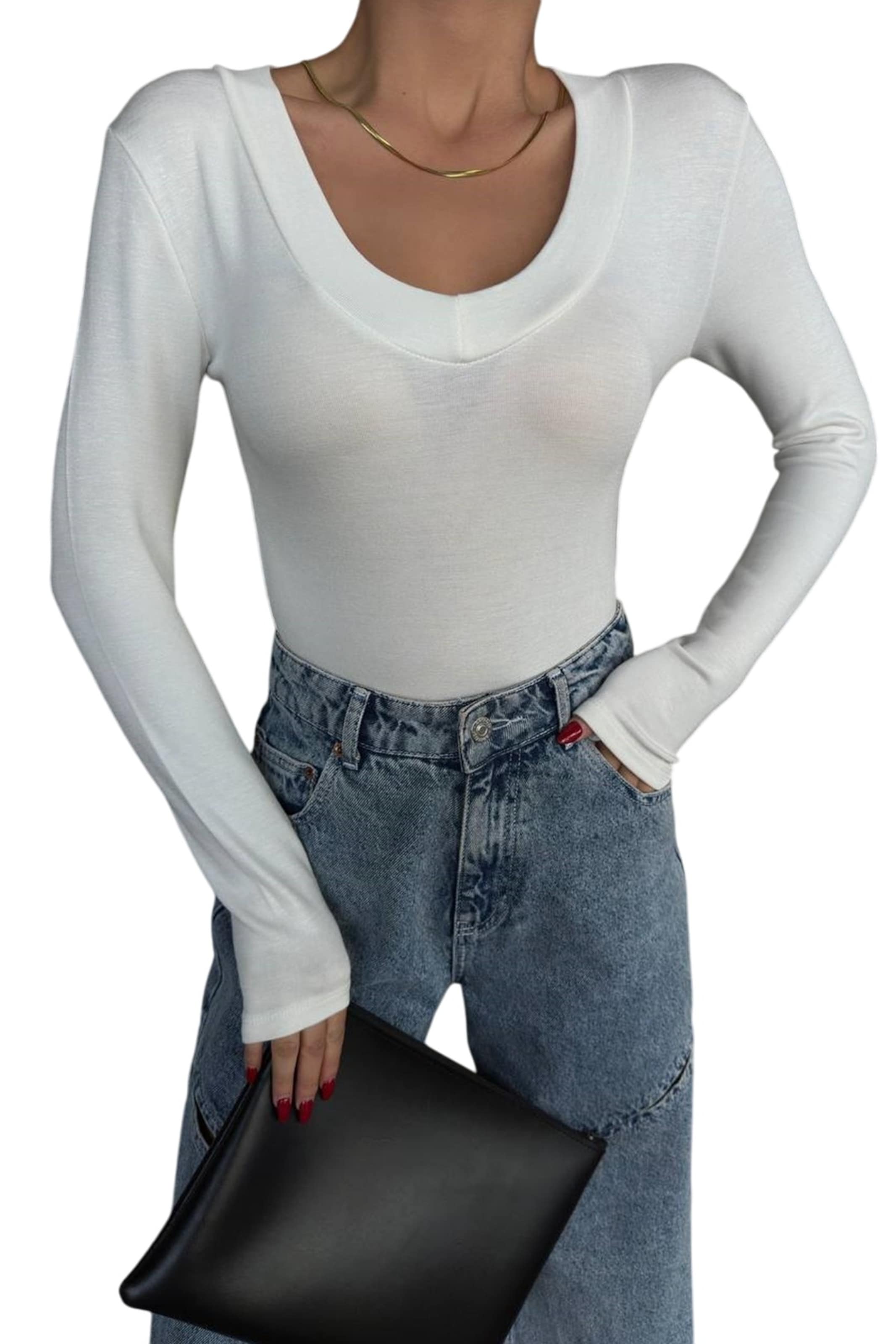 WOMAN VISION Blouse in Wit
