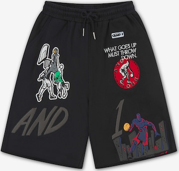 juoda AND1 Standartinis Kelnės: priekis