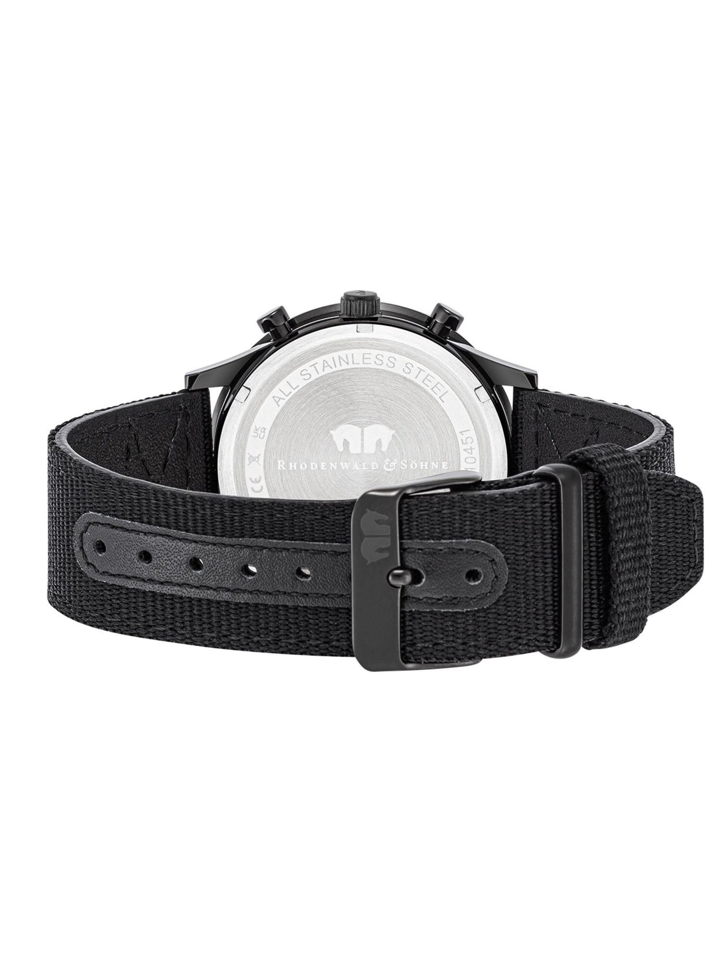 Montre à affichage analogique Rhodenwald & Söhne en noir