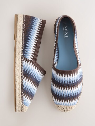 Next Espadrilles 'Forever Comfort' in Blau
