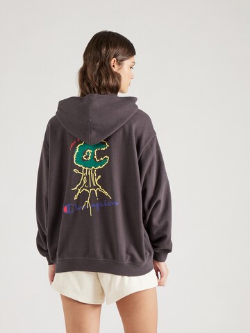 Champion Authentic Athletic Apparel Sweatjacke in Grau: Vorderseite
