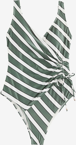 Next Bustier Uimapuku värissä vihreä: etupuoli