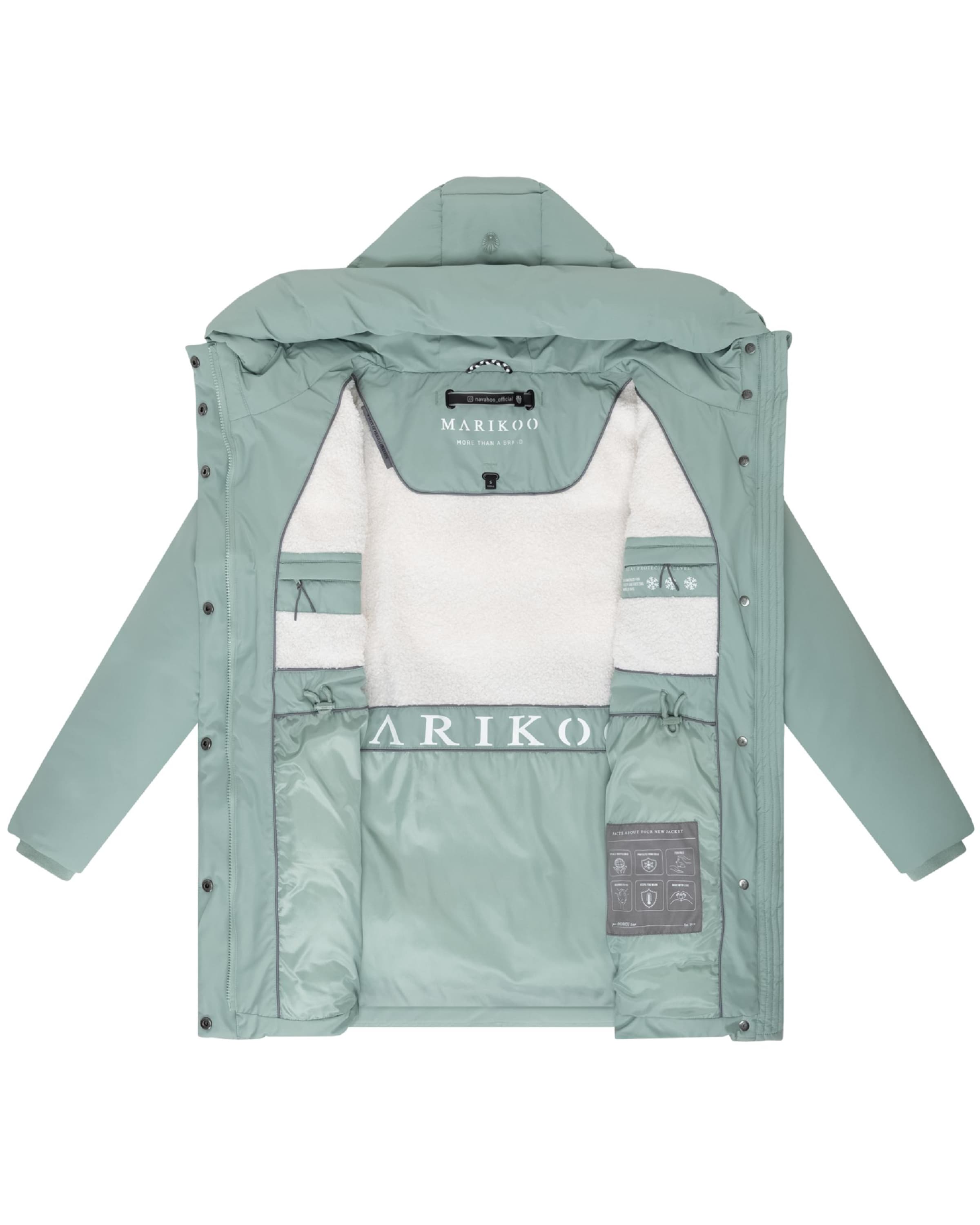 MARIKOO - Abrigo de invierno 'Delilah 16' en verde