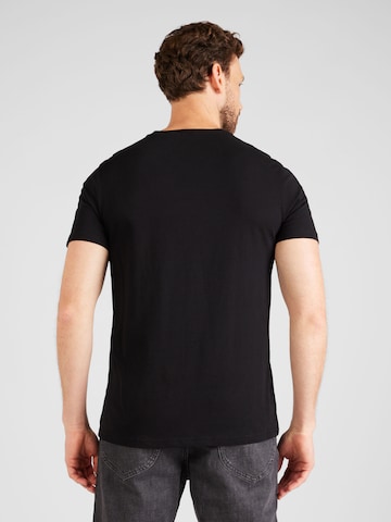 UNITED COLORS OF BENETTON Тениска в черно