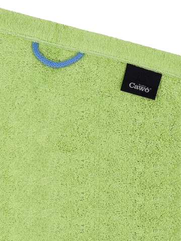 Cawö Handdoek 'Lifestyle Splash' in Blauw