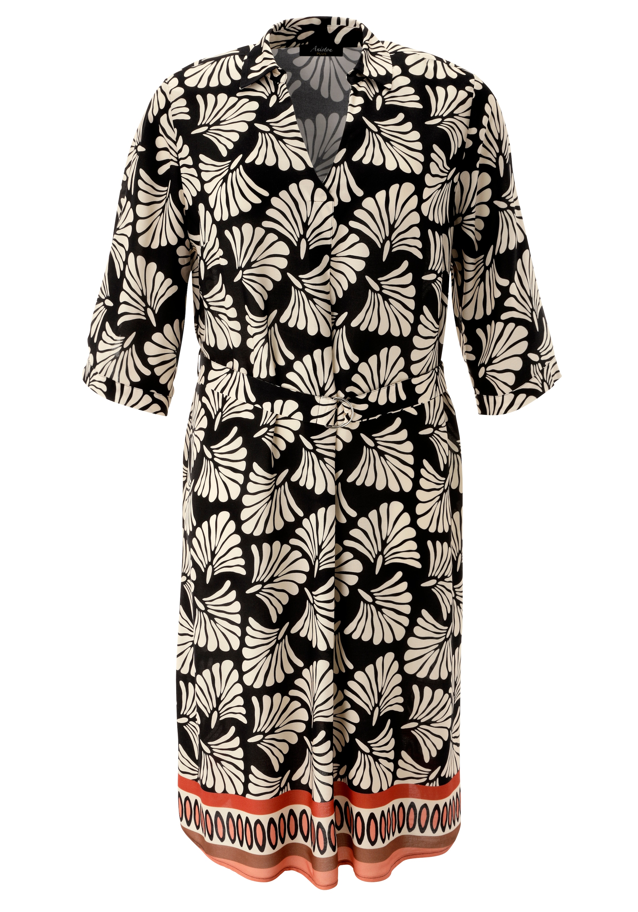 Aniston Kleid in Schwarz: Vorderseite