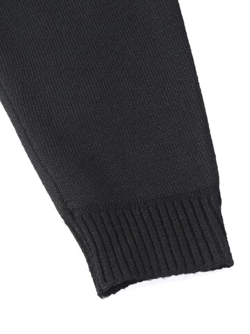 Youthup Knit Cardigan in Black