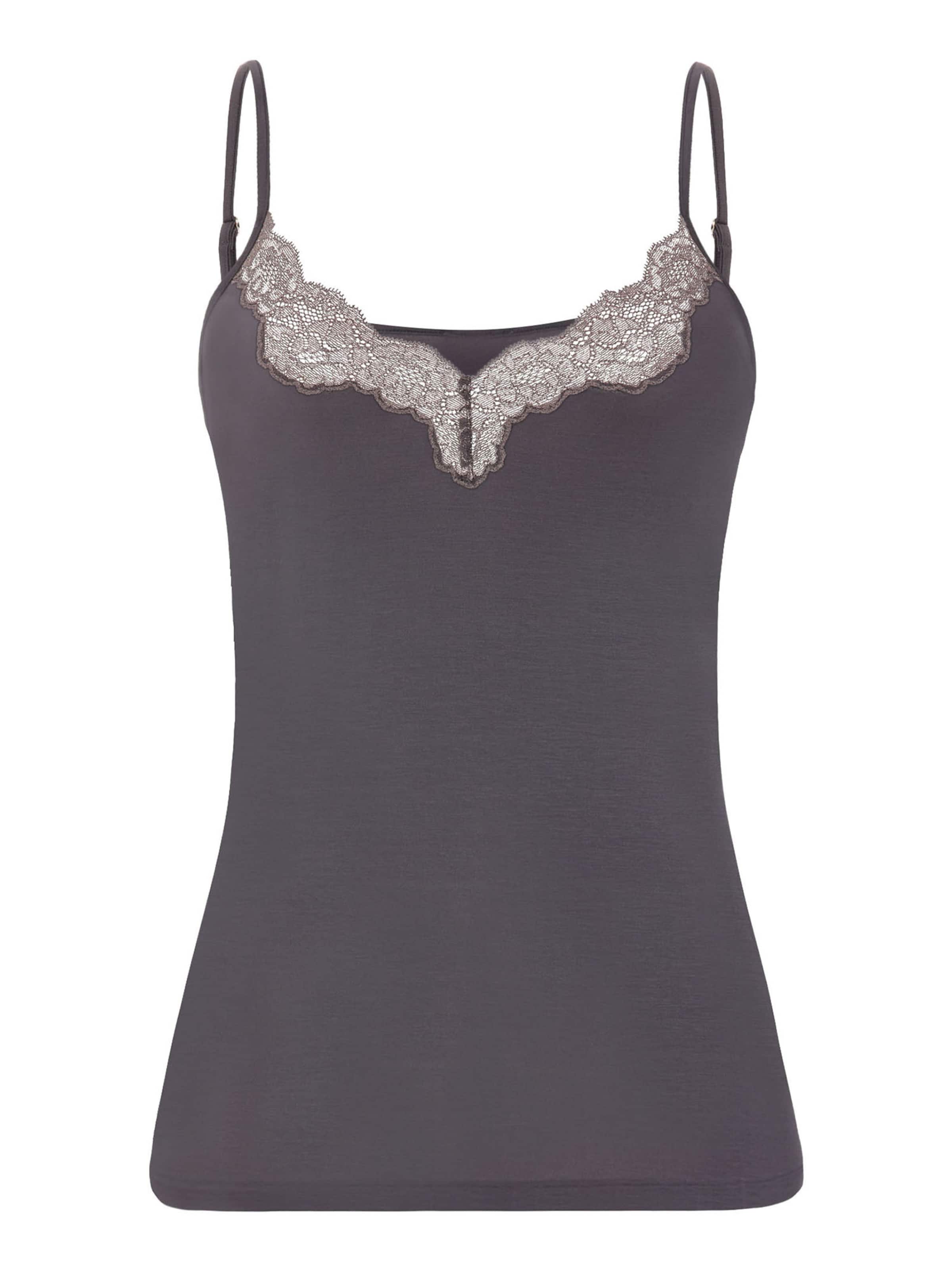 Haut ' Dana ' Hanro en gris : devant