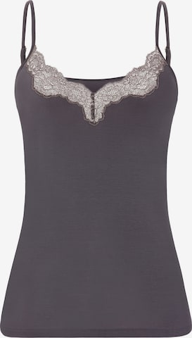 Haut ' Dana ' Hanro en gris : devant