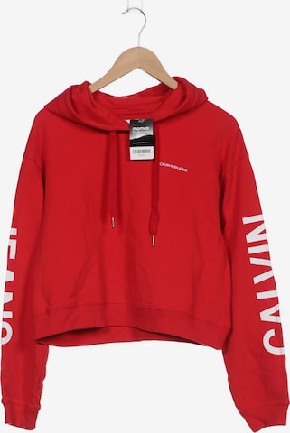 Calvin Klein Jeans Sweatshirt & Zip-Up Hoodie in L in Red: front
