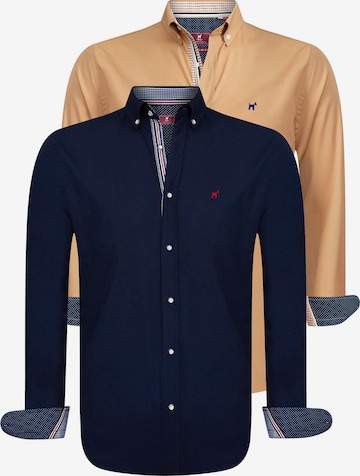 Regular fit Camicia di Williot in blu: frontale