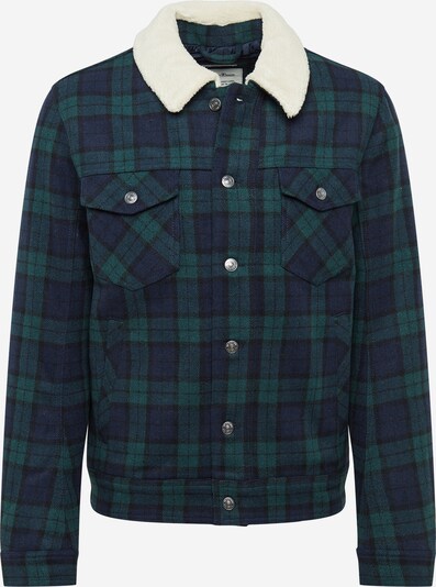 TOM TAILOR DENIM Veste mi-saison en bleu foncé / vert foncé, Vue avec produit