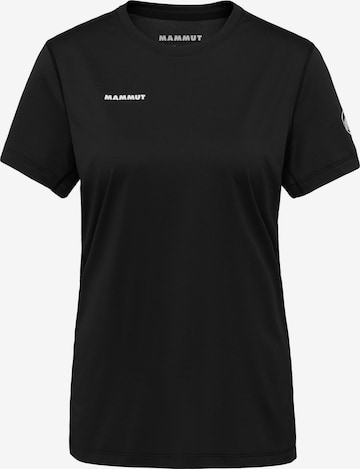 MAMMUT Funktionsshirt in Schwarz: Vorderseite